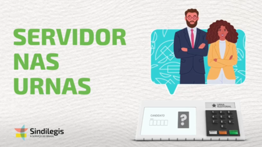 foto servidor nas urnas